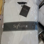 Халат мужской Soft Cotton PALATIN хлопковая махра белый XL, фото, фотография