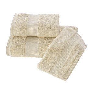 Полотенце для ванной Soft Cotton DELUXE махра хлопок/модал светло-бежевый 75х150