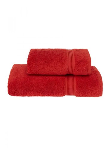 Набор полотенец для ванной 50х100, 75х150 Soft Cotton LANE хлопковая махра красный, фото, фотография