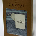 Пештемаль (пляжное полотенце, палантин) Ecocotton MILA органический хлопок бирюзовый 90х180, фото, фотография