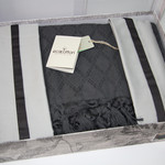 Постельное белье с покрывалом пике для укрывания Ecocotton BALERA органический хлопок антрацит евро, фото, фотография