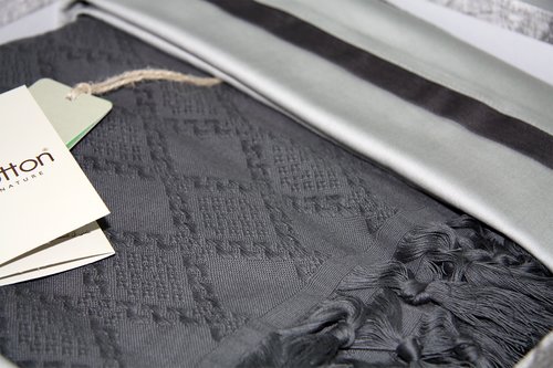 Постельное белье с покрывалом пике для укрывания Ecocotton BALERA органический хлопок антрацит евро, фото, фотография