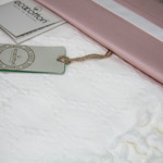 Постельное белье с покрывалом пике для укрывания Ecocotton BALERA органический хлопок кремовый евро, фото, фотография