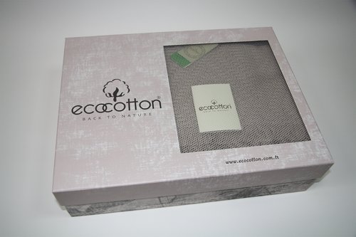 Покрывало пике Ecocotton ETNA органический хлопок бежевый 220х240, фото, фотография