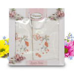 Подарочный набор полотенец для ванной Vianna LUXURY SERIES 8014 хлопковая махра V1, фото, фотография