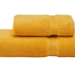 Полотенце для ванной Soft Cotton LANE хлопковая махра жёлтый 75х150, фото, фотография