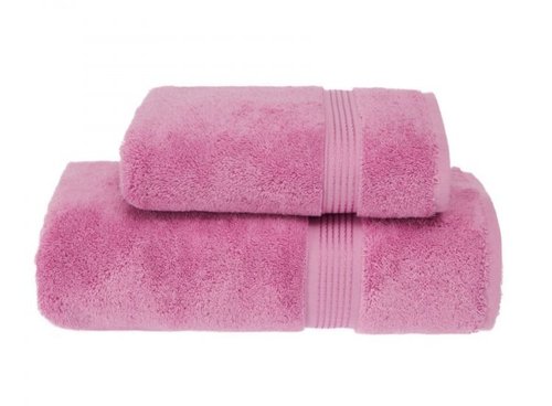 Полотенце для ванной Soft Cotton LANE хлопковая махра розовый 75х150, фото, фотография