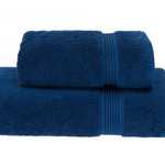 Полотенце для ванной Soft Cotton LANE хлопковая махра тёмно-голубой 50х100, фото, фотография