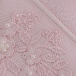 Полотенце для ванной Soft Cotton MASAL бамбуково-хлопковая махра розовый 50х100, фото, фотография