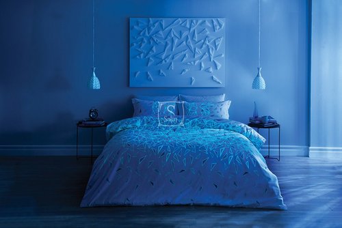 Постельное белье TAC GLOW CRYSTAL хлопковый сатин евро, фото, фотография