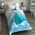 Детское постельное белье TAC FROZEN ICE POWERS хлопковый ранфорс 1,5 спальный, фото, фотография