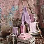 Полотенце для ванной Issimo Home VALENCIA бамбуково-хлопковая махра светло-пурпурный 90х150, фото, фотография