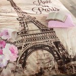 Постельное белье Issimo Home RANFORCE PARIS хлопковый ранфорс пудра евро, фото, фотография
