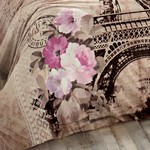 Постельное белье Issimo Home RANFORCE PARIS хлопковый ранфорс пудра 1,5 спальный, фото, фотография