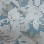 Постельное белье Issimo Home SATIN DECO ROSE хлопковый сатин делюкс белый+голубой евро, фото, фотография