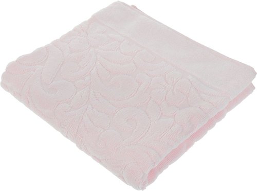 Коврик-полотенце Issimo Home VALENCIA бамбуково-хлопковая махра светло-розовый 50х80, фото, фотография