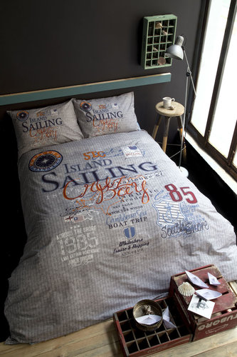 Комплект подросткового постельного белья Issimo Home RANFORCE SAILING хлопковый ранфорс евро, фото, фотография