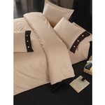 Постельное белье Cotton Box PLAIN хлопковый ранфорс бежевый 1,5 спальный, фото, фотография