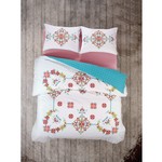 Постельное белье Cotton Box ALATURCA GULCEHRE хлопковый ранфорс розовый 1,5 спальный, фото, фотография