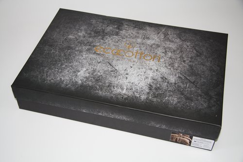 Постельное белье Ecocotton COLOSSAE органический хлопковый сатин делюкс чёрный евро, фото, фотография