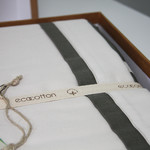 Постельное белье Ecocotton NEW BASIC органический хлопковый сатин делюкс зелёный 1,5 спальный, фото, фотография