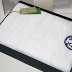 Полотенце для ванной в подарочной упаковке Ecocotton ROUTE органический хлопок белый 50х90, фото, фотография