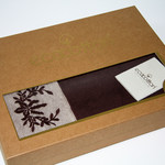 Полотенце для ванной в подарочной упаковке Ecocotton PIETRA органический хлопок коричневый 80х150, фото, фотография