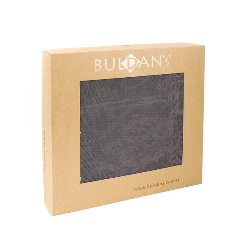 Плед-покрывало Buldans RISUS хлопок серый 130х170, фото, фотография