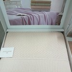 Вязаный плед-покрывало Tivolyo Home SERA акрил бежевый 180х240, фото, фотография