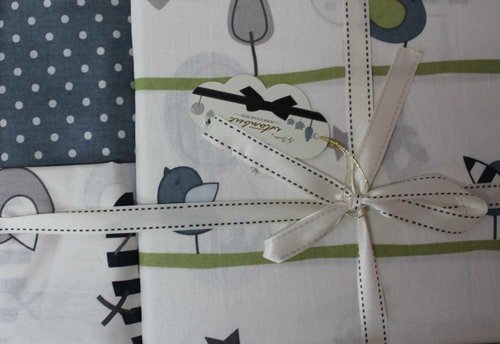 Постельное белье для новорожденных Istanbul Home Collection BIRDLY серый, фото, фотография