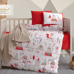 Постельное белье для новорожденных Istanbul Home Collection JUNGLE красный, фото, фотография