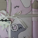 Постельное белье для новорожденных с пледом-пике Istanbul Home Collection HAPPY розовый, фото, фотография