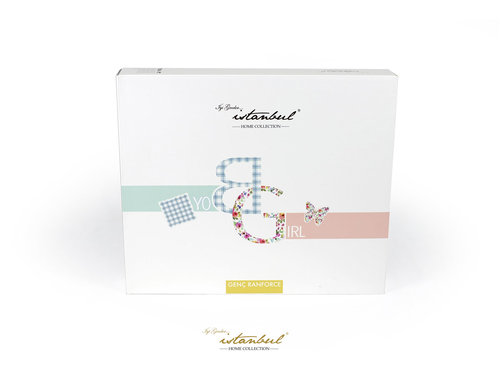 Детское постельное белье с пледом Istanbul Home Collection GENC RANFORCE PEACE хлопковый ранфорс 1,5 спальный, фото, фотография