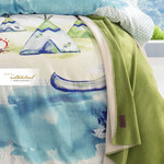 Детское постельное белье с пледом Istanbul Home Collection GENC RANFORCE SCOUT хлопковый ранфорс 1,5 спальный, фото, фотография