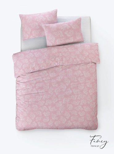 Постельное белье Istanbul Home Collection FANCY ALIZE ранфорс розовый 1,5 спальный, фото, фотография