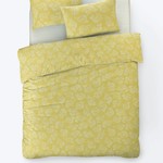 Постельное белье Istanbul Home Collection FANCY ALIZE ранфорс жёлтый 1,5 спальный, фото, фотография
