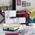 Постельное белье с покрывалом-пике Istanbul Home Collection UP STYLE хлопковый ранфорс синий евро, фото, фотография
