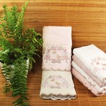 Набор полотенец для ванной 6 шт. Pupilla ARMONI бамбуковая махра 70х140, фото, фотография