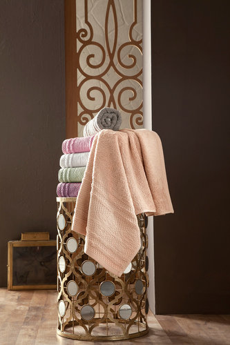Набор полотенец для ванной 6 шт. Pupilla BIANCA бамбуковая махра 50х90, фото, фотография