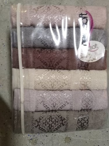 Набор полотенец для ванной 6 шт. Miasoft VIZYON хлопковая махра 50х90, фото, фотография