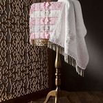 Набор полотенец для ванной в подарочной упаковке 2 пр. Pupilla STIL бамбуковая махра белый, фото, фотография