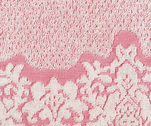 Набор полотенец для ванной 4 шт. Ozdilek AMATA хлопковая махра розовый 100х150, фото, фотография