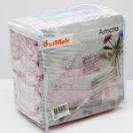 Набор полотенец для ванной 4 шт. Ozdilek AMATA хлопковая махра розовый 100х150, фото, фотография