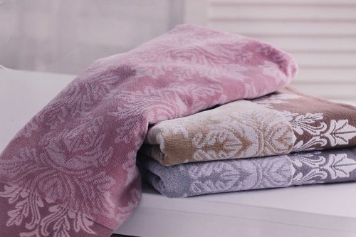 Набор полотенец для ванной 6 шт. Ozdilek AYDA хлопковый велюр розовый 50х90, фото, фотография