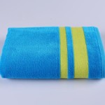 Набор полотенец для ванной 3 шт. Ozdilek NEON хлопковая махра синий 87х170, фото, фотография