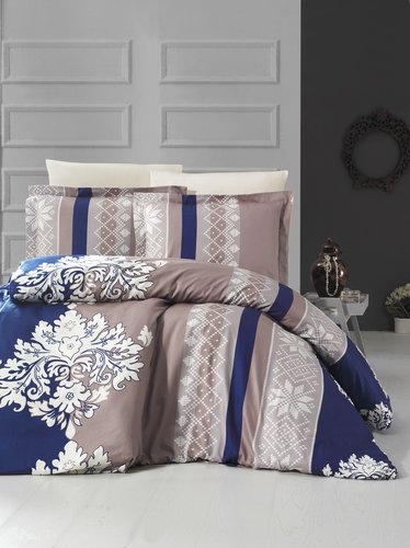 Постельное белье Altinbasak JULYAN хлопковый сатин евро, фото, фотография