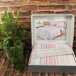 Постельное белье Ozdilek MODALETTO TREND CASPIAN хлопковый ранфорс розовый 1,5 спальный, фото, фотография