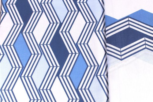Постельное белье Ozdilek RANFORCE MATHIS хлопковый ранфорс голубой 1,5 спальный, фото, фотография