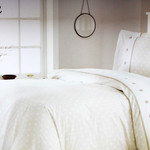 Постельное белье Ozdilek RANFORCE POLKA хлопковый ранфорс бежевый 1,5 спальный, фото, фотография