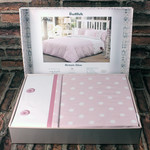 Постельное белье Ozdilek RANFORCE POLKA хлопковый ранфорс розовый 1,5 спальный, фото, фотография